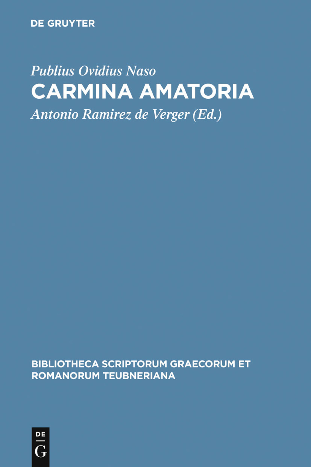 Carmina amatoria 2nd Edition â€“ PDF/EPUB Version Downloadable