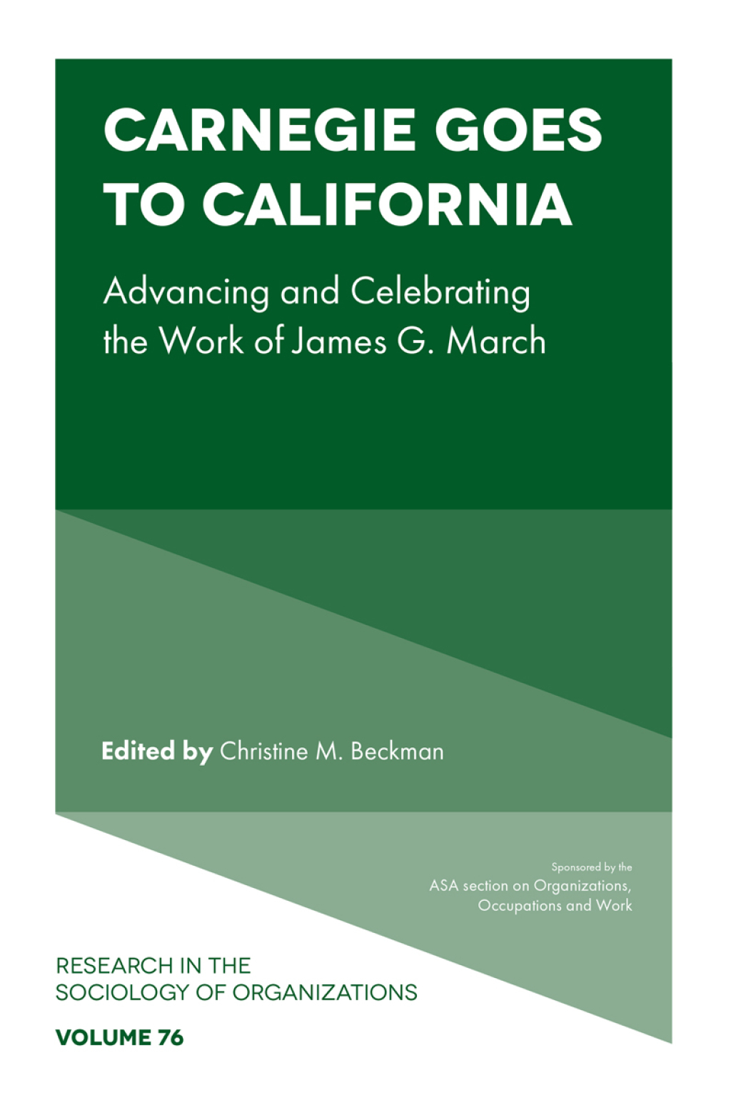 Carnegie goes to California Advancing and Celebrating the Work of James G. March â€“ PDF/EPUB Version Downloadable