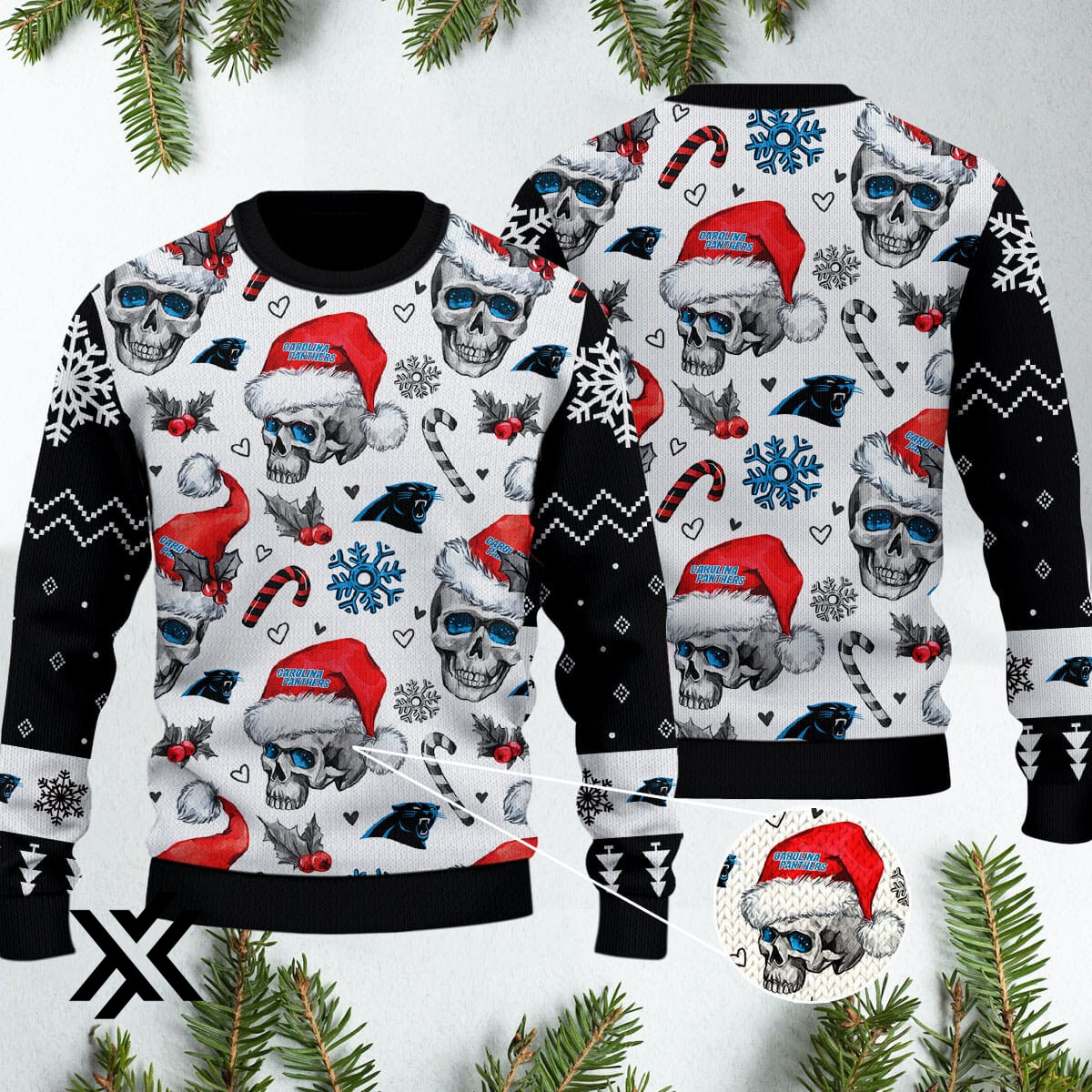 Carolina Panthers 2025 Ugly Christmas Sweater