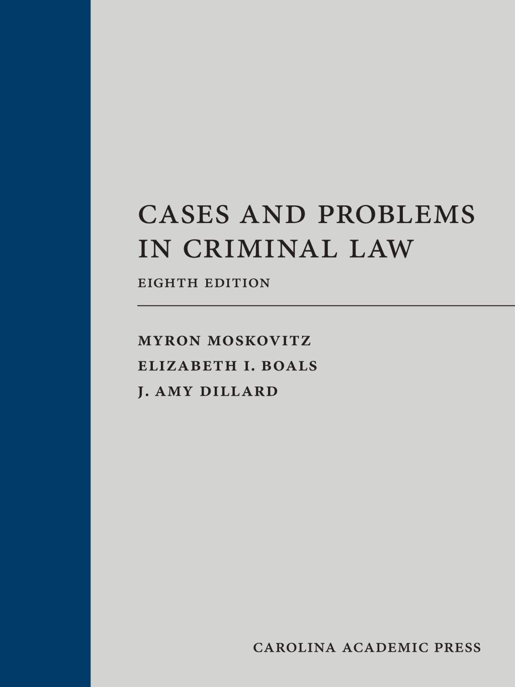 Cases and Problems in Criminal Law 8th Edition â€“ PDF/EPUB Version Downloadable