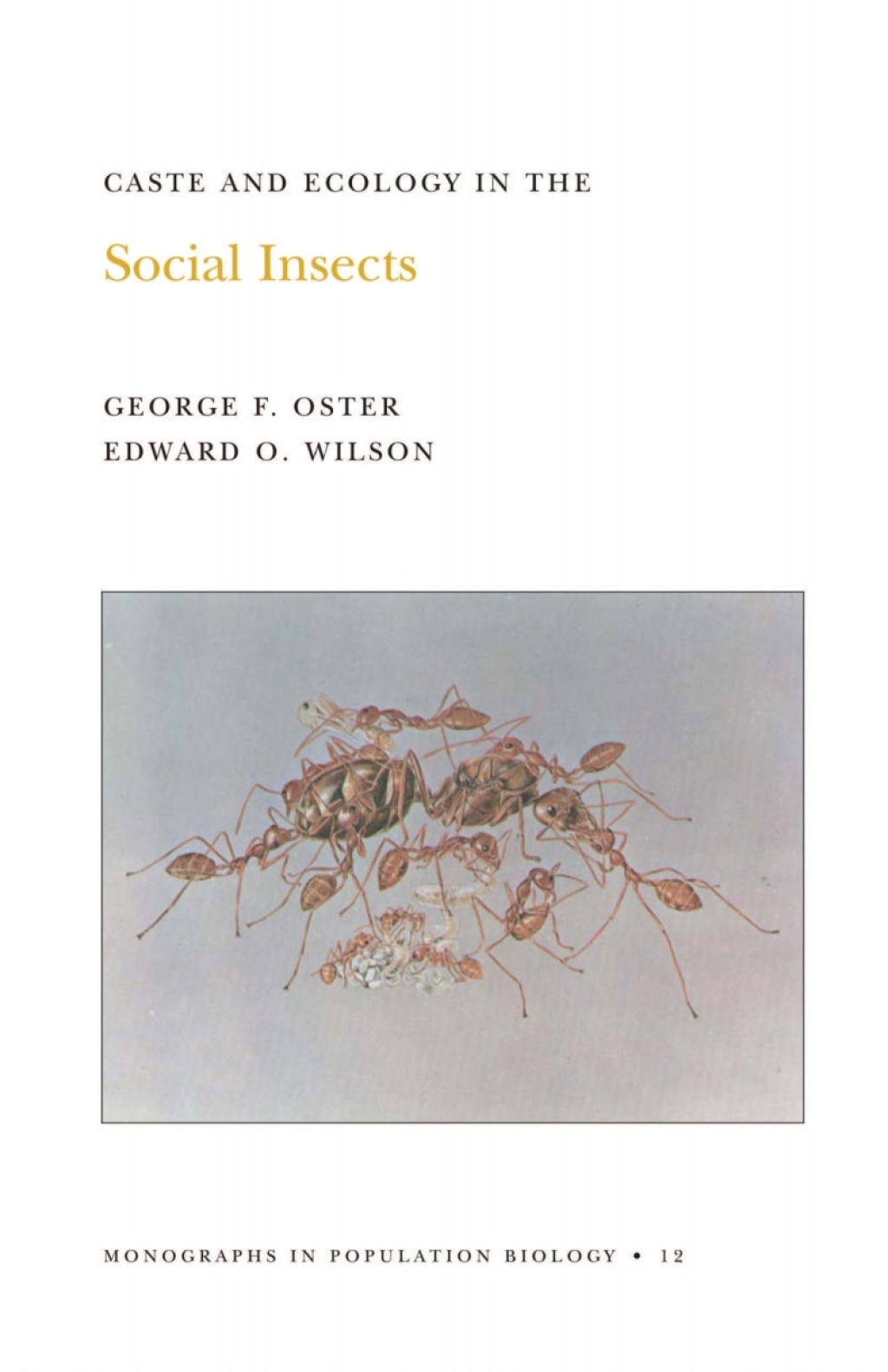 Caste and Ecology in the Social Insects  â€“ PDF/EPUB Version Downloadable
