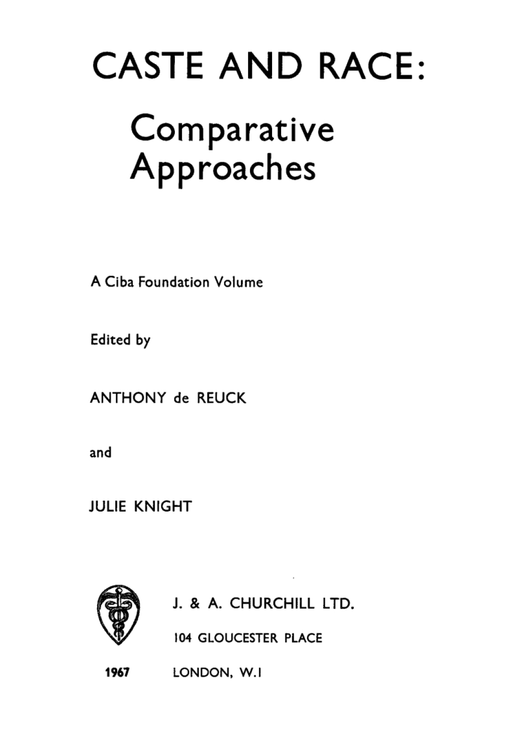 Caste and Race: Comparative Approaches Comparative Approaches 1st Edition â€“ PDF/EPUB Version Downloadable