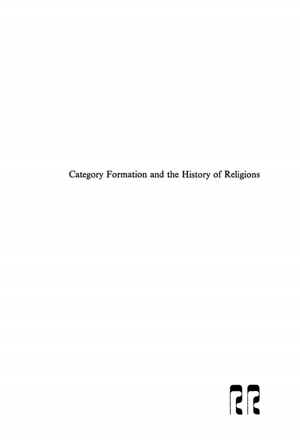 Category formation and the history of religions 1st Edition – PDF/EPUB Version Downloadable Category formation and the history of religions 1st Edition – PDF/EPUB Version Downloadable - Image 1