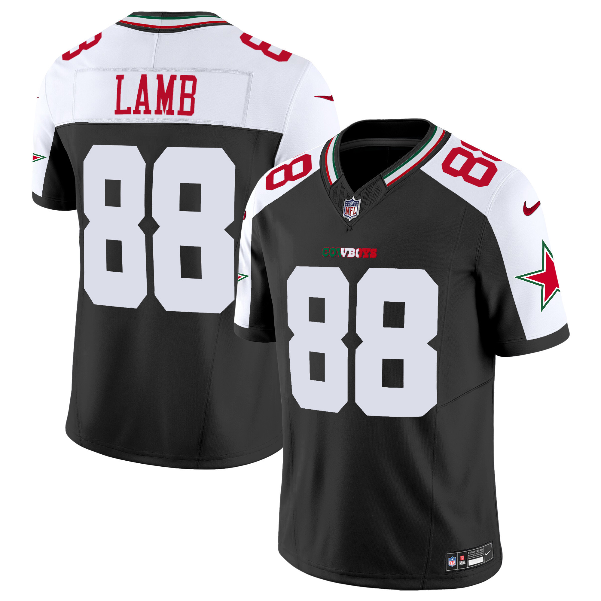 CeeDee Lamb Men's Dallas Cowboys Mexico Vapor Limited Alternate Jersey - All Stitched