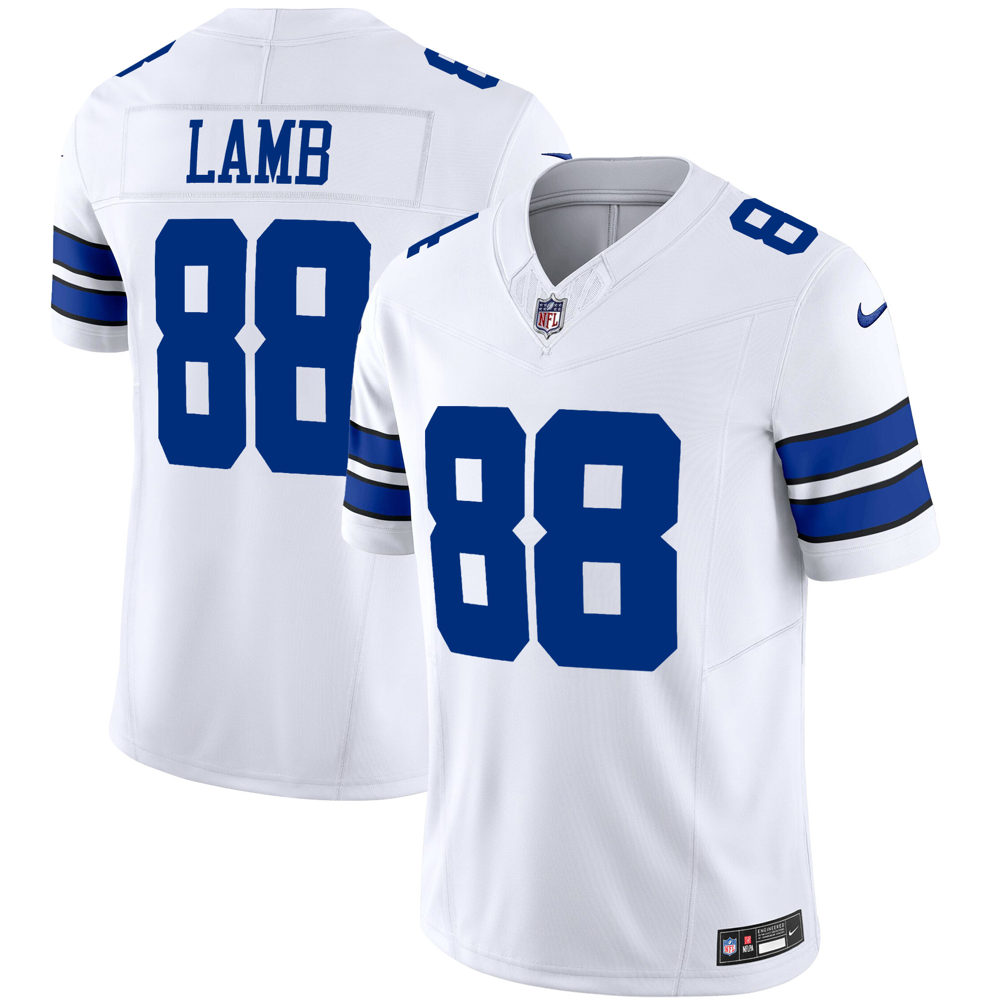 CeeDee Lamb Men's Dallas Cowboys Vapor Limited Jersey Ã¯Â¿Â½ All Stitched White Jersey - All Stitched