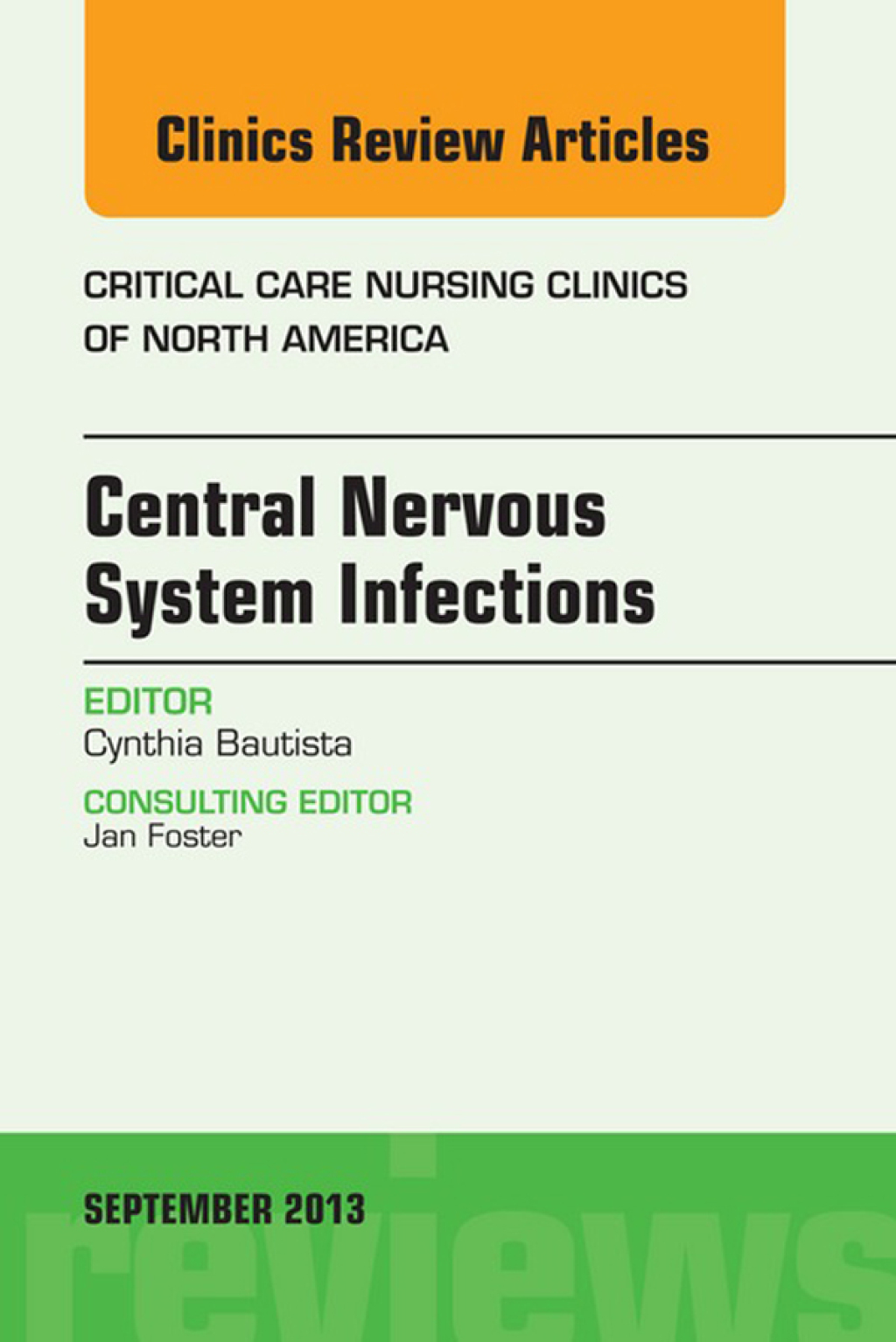 Central Nervous System Infections, An Issue of Critical Care Nursing Clinics  â€“ PDF/EPUB Version Downloadable
