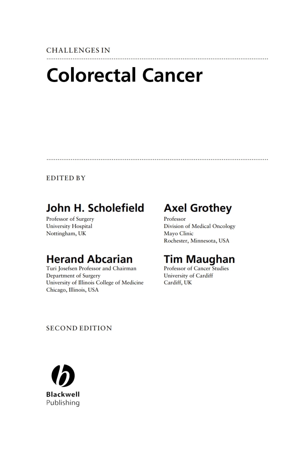 Challenges in Colorectal Cancer 2nd Edition â€“ PDF/EPUB Version ...
