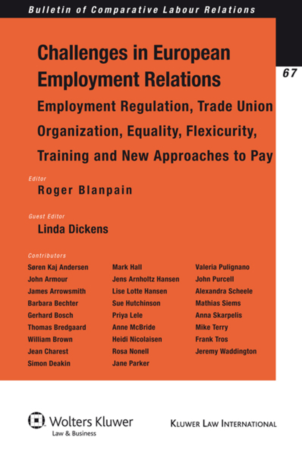 Challenges of European Employment Relations Employment Regulation; Trade Union Organization; Equality, Flexicurity, Training and New Approaches to Pay 1st Edition â€“ PDF/EPUB Version Downloadable