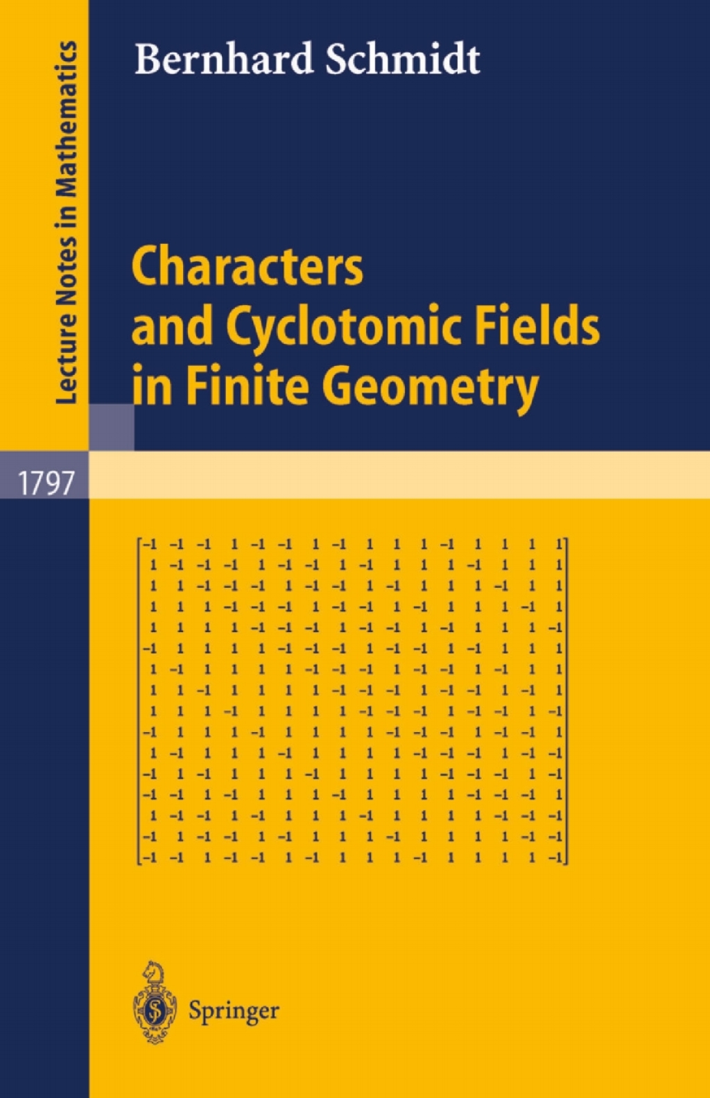 Characters and Cyclotomic Fields in Finite Geometry  â€“ PDF/EPUB Version Downloadable