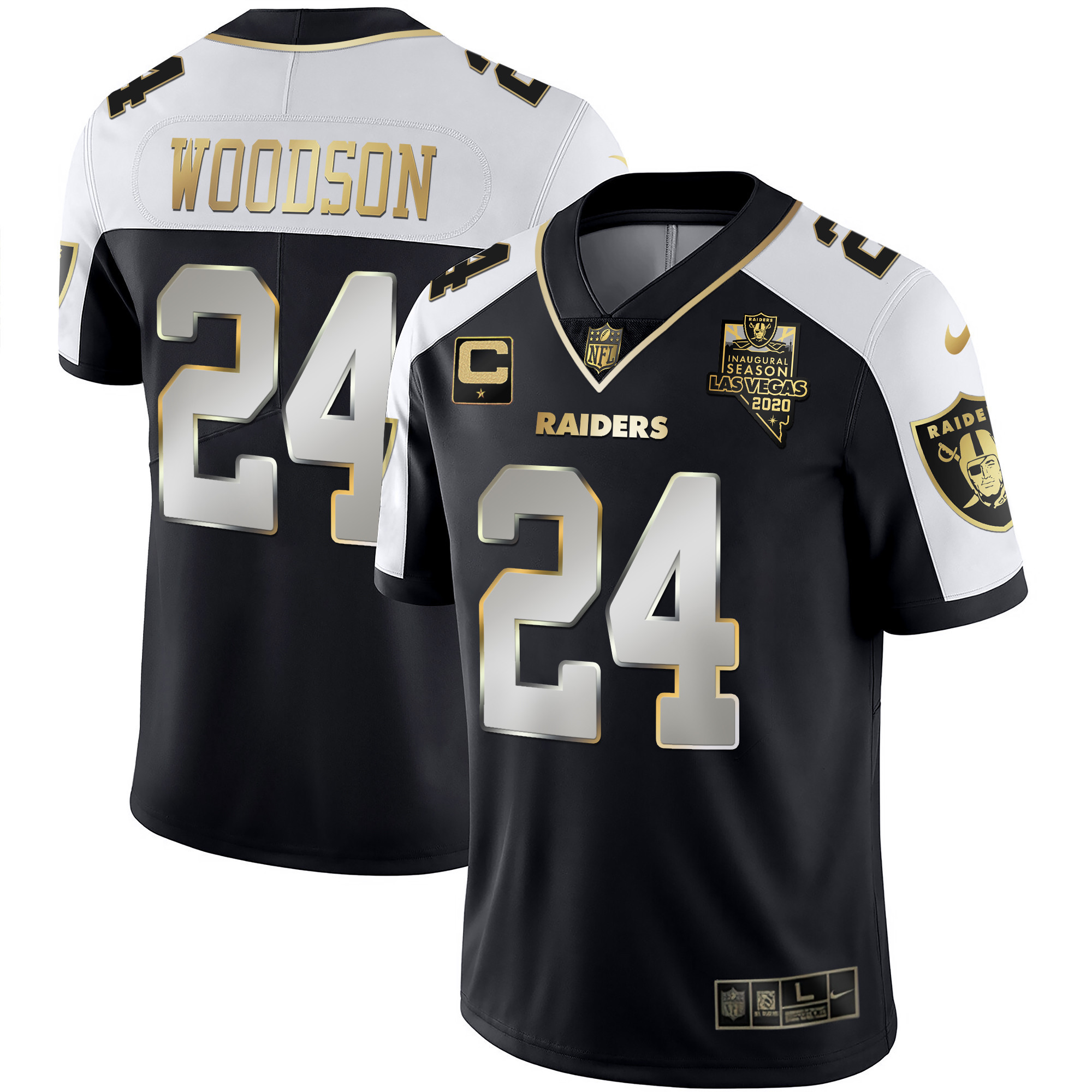 Charles Woodson Men's Las Vegas Raiders Vapor Gold Alternate Limied Jersey - All Stitched