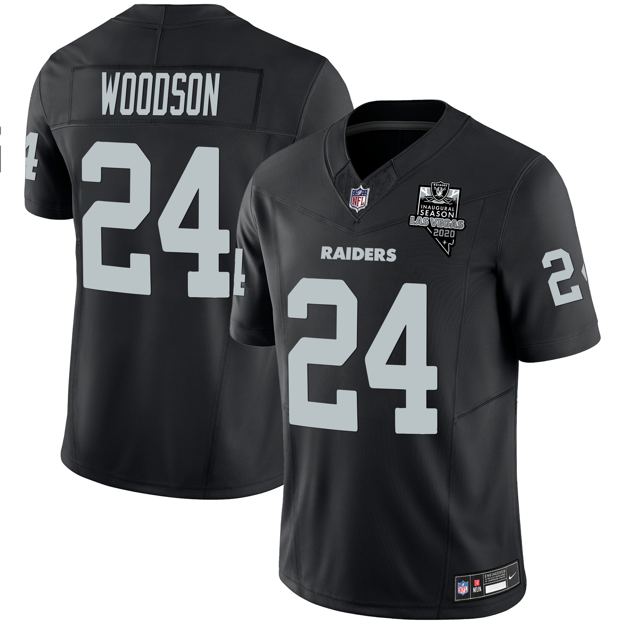 Charles Woodson Men's Las Vegas Raiders Vapor Limited Black Jersey - All Stitched