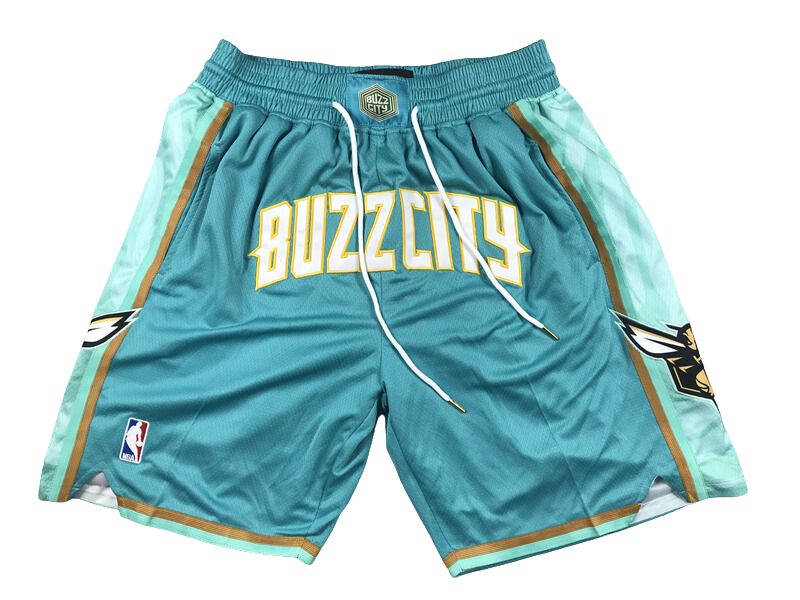 Charlotte Hornets 2023-24 Teal City Edition Swingman Shorts - Basketball Shorts Store