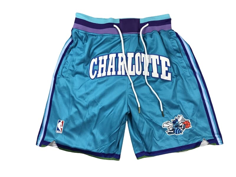 Charlotte Hornets Hardwood Classic Edition Shorts - Basketball Shorts Store