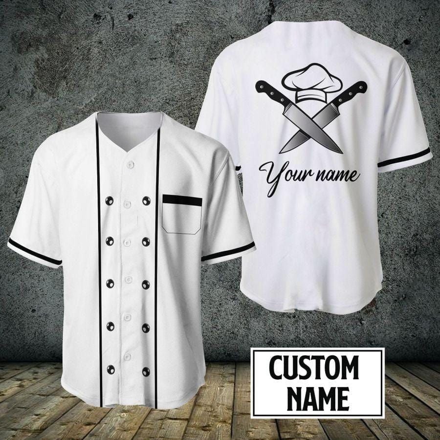 Chef Proud Personalized Baseball Jersey, Gift for Master Chef