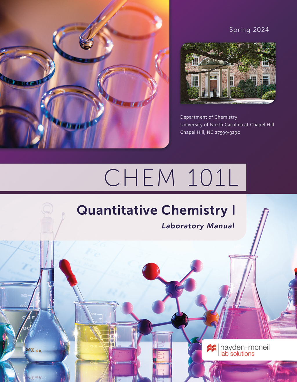 CHEM 101L Quantitative Chemistry I Manual - UNC Chapel Hill  â€“ PDF/EPUB Version Downloadable