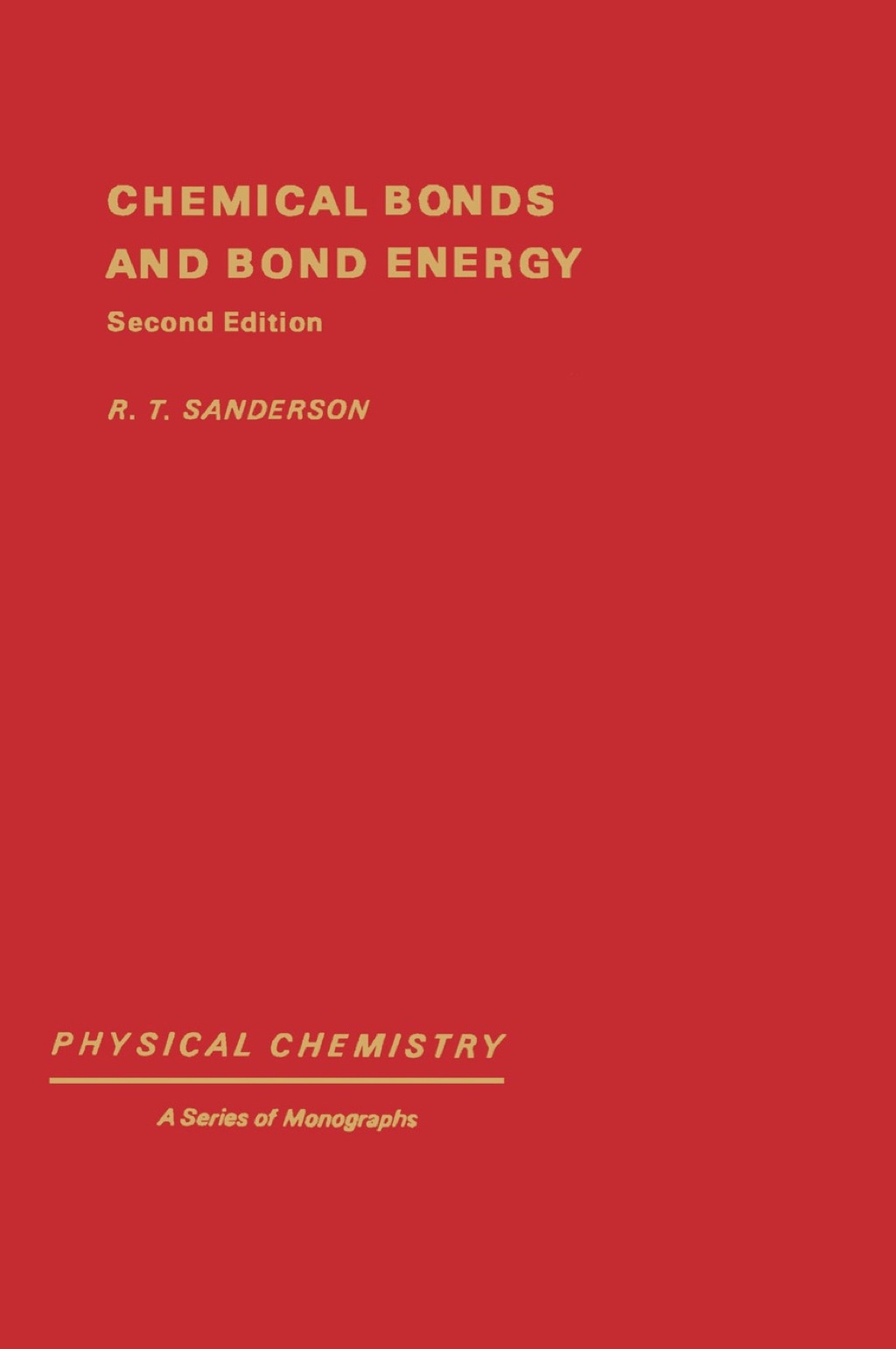 Chemical Bonds and Bonds Energy 2nd Edition â€“ PDF/EPUB Version Downloadable