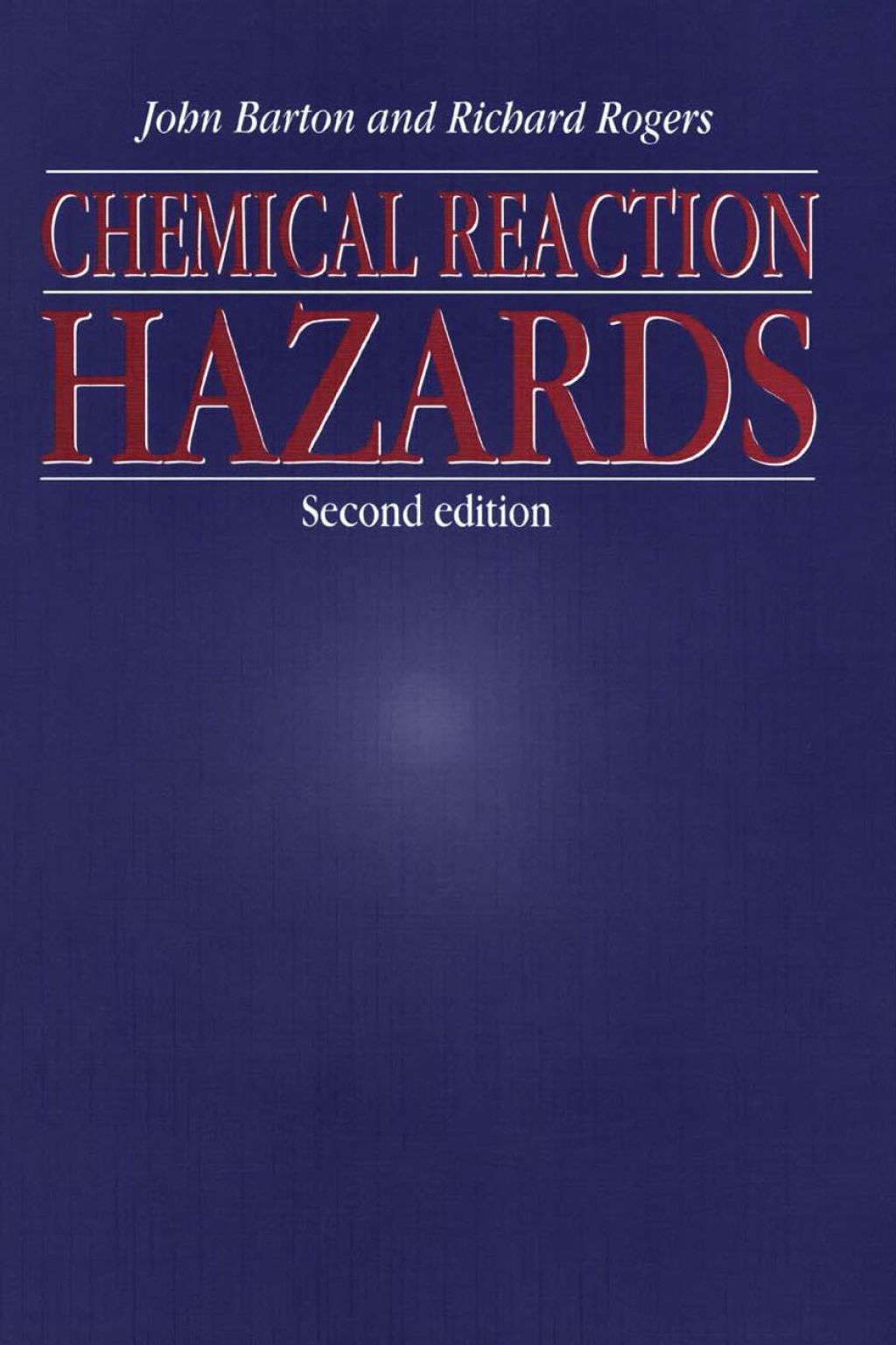 Chemical Reaction Hazards 2nd Edition â€“ PDF/EPUB Version Downloadable