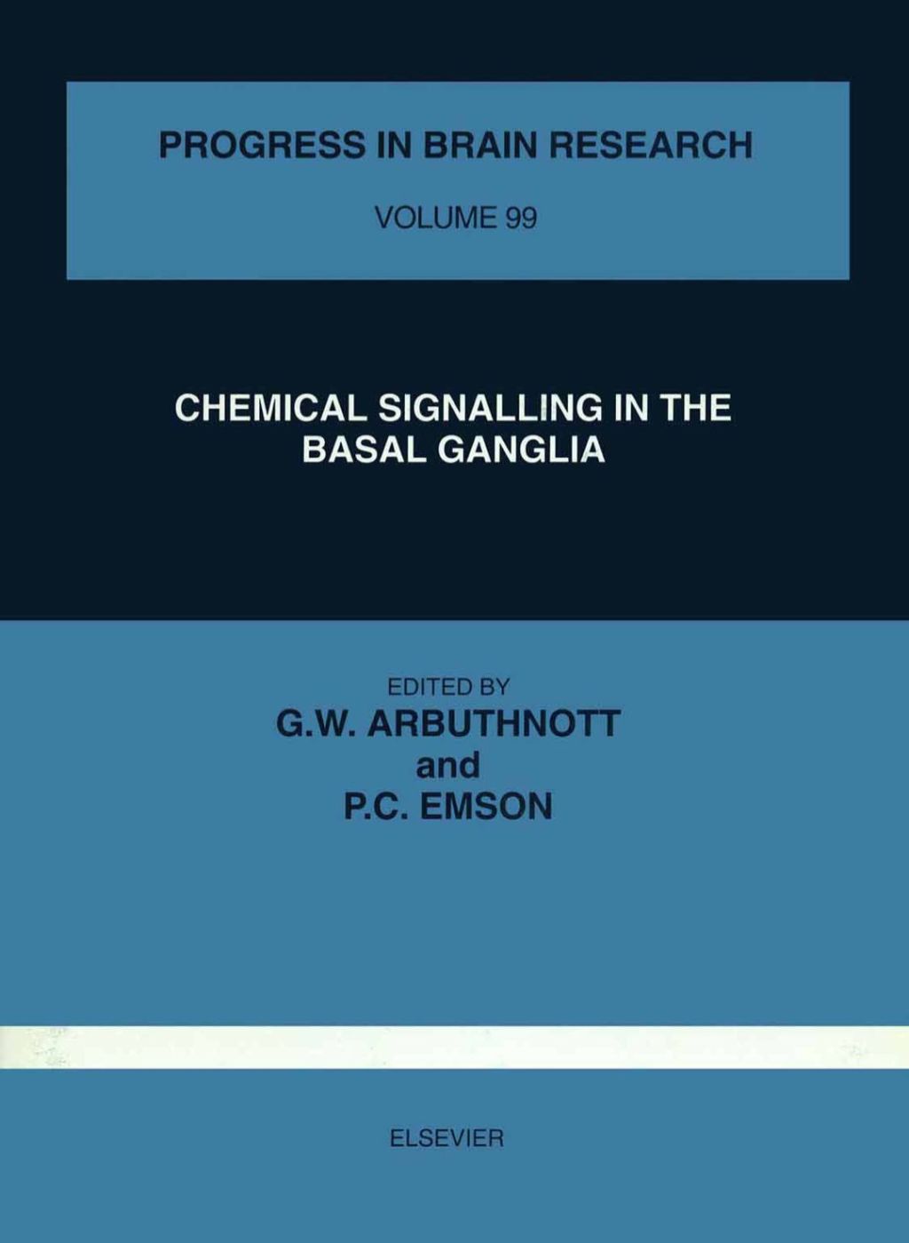 CHEMICAL SIGNALLING IN THE BASAL GANGLIA  â€“ PDF/EPUB Version Downloadable