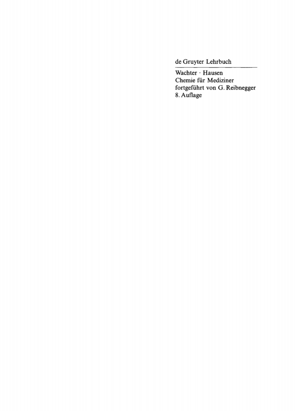 Chemie fÃ¼r Mediziner 8th Edition â€“ PDF/EPUB Version Downloadable
