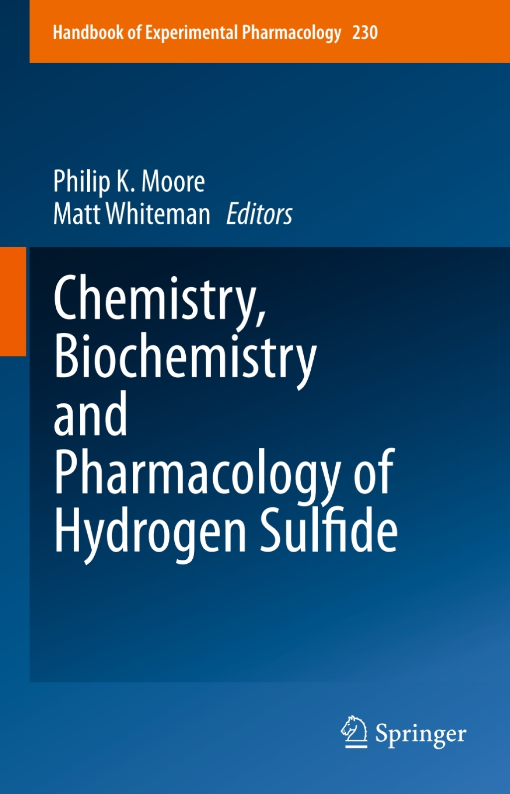 Chemistry, Biochemistry and Pharmacology of Hydrogen Sulfide â€“ PDF/EPUB Version Downloadable