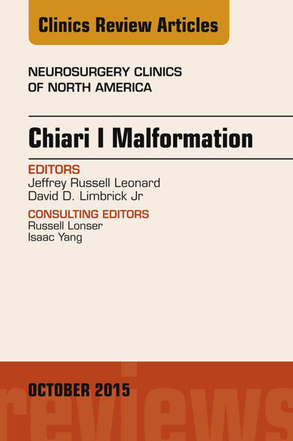 Chiari Malformation, An Issue of Neurosurgery Clinics of North America  â€“ PDF/EPUB Version Downloadable