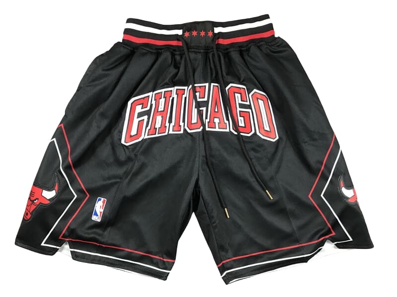 Chicago Bulls Black Statement Swingman Shorts - Basketball Shorts Store