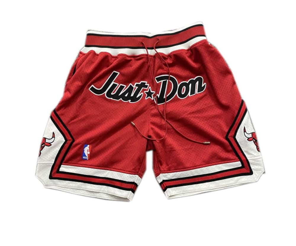 Chicago Bulls Retro Just Don Style 1997-98 Basketball Shorts