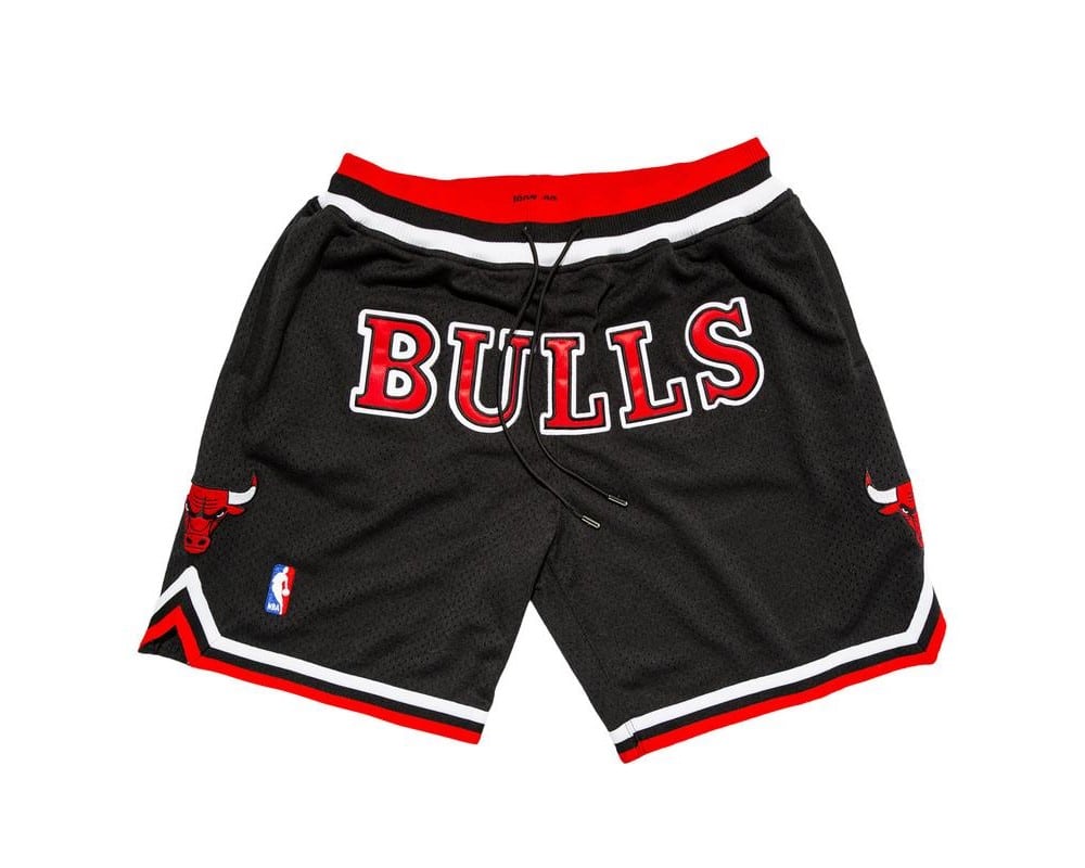 Chicago Bulls Shorts Black - Basketball Shorts Store
