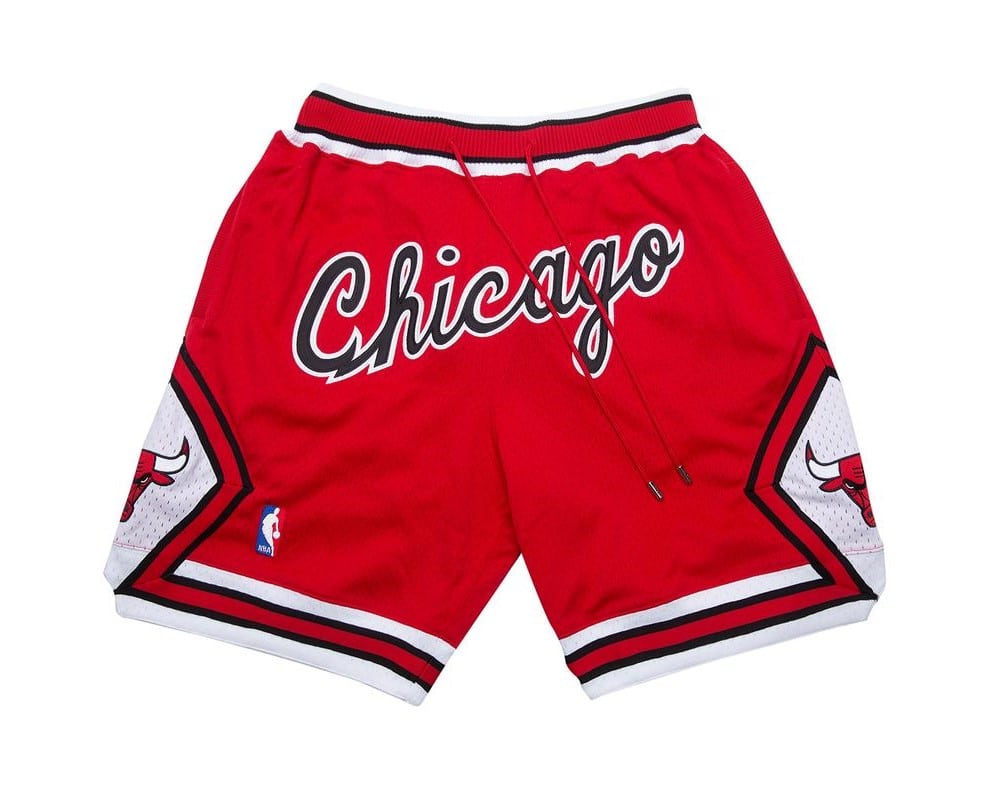Chicago Bulls Shorts Red "Chicago" - Basketball Shorts Store