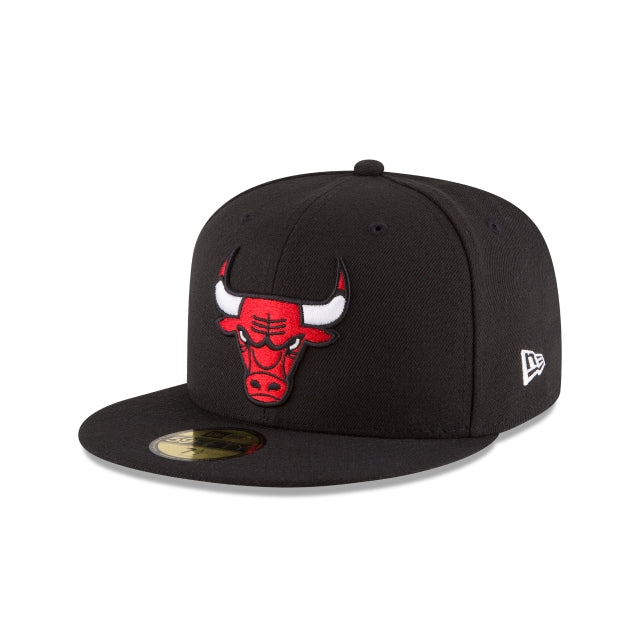 Chicago Bulls Team Color Black 59FIFTY Fitted