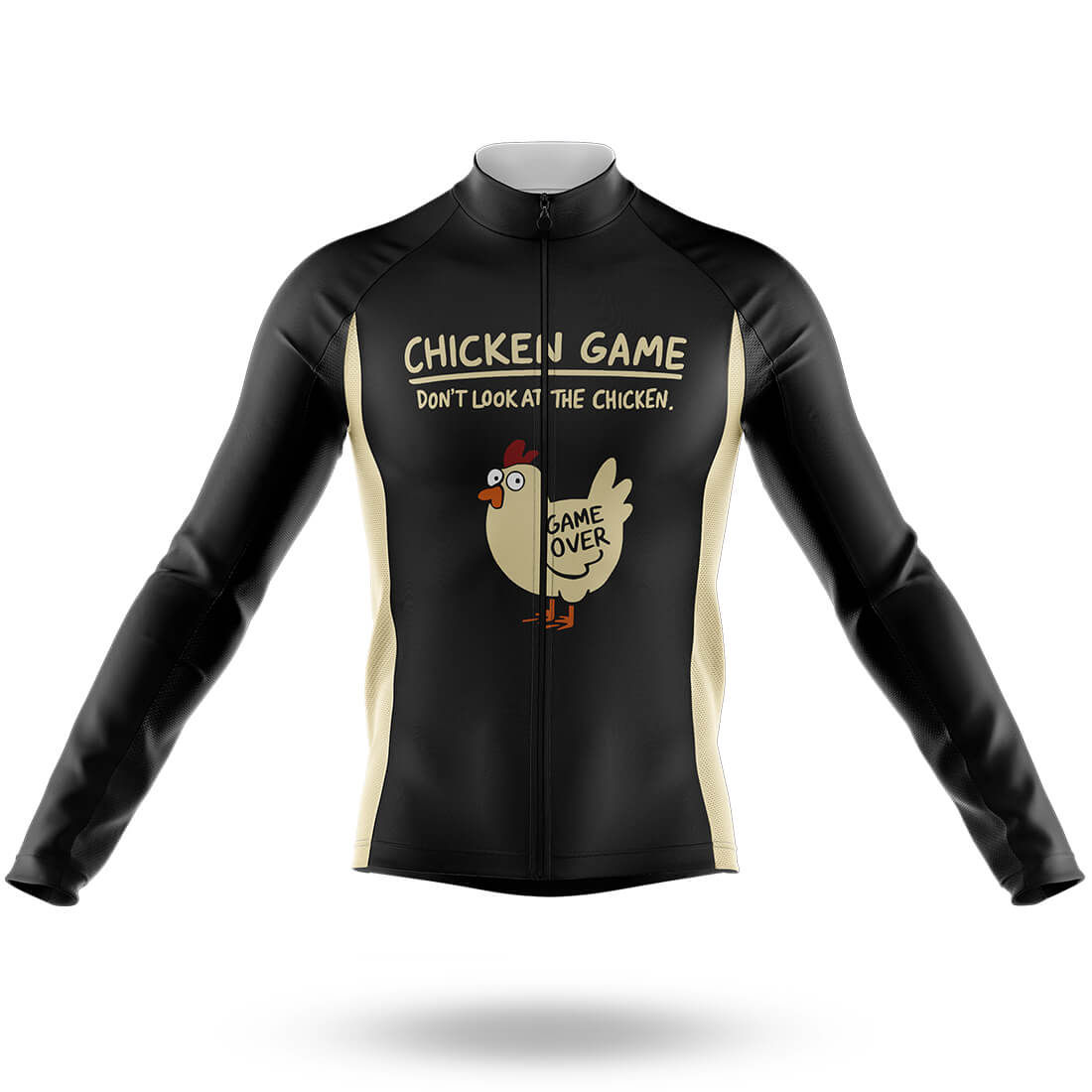 Chicken Game - Men's Cycling Long Sleeve Jersey
