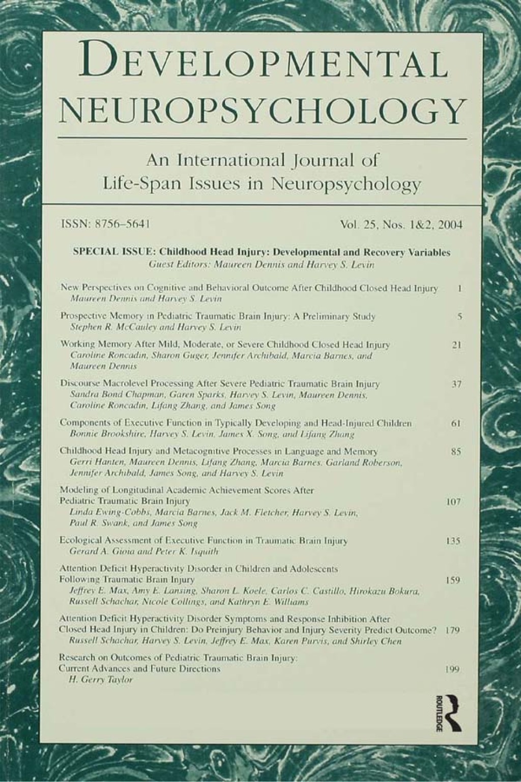 Childhood Head Injury Developmental and Recovery Variables: A Special Double Issue of Developmental Neuropsychology 1st Edition â€“ PDF/EPUB Version Downloadable