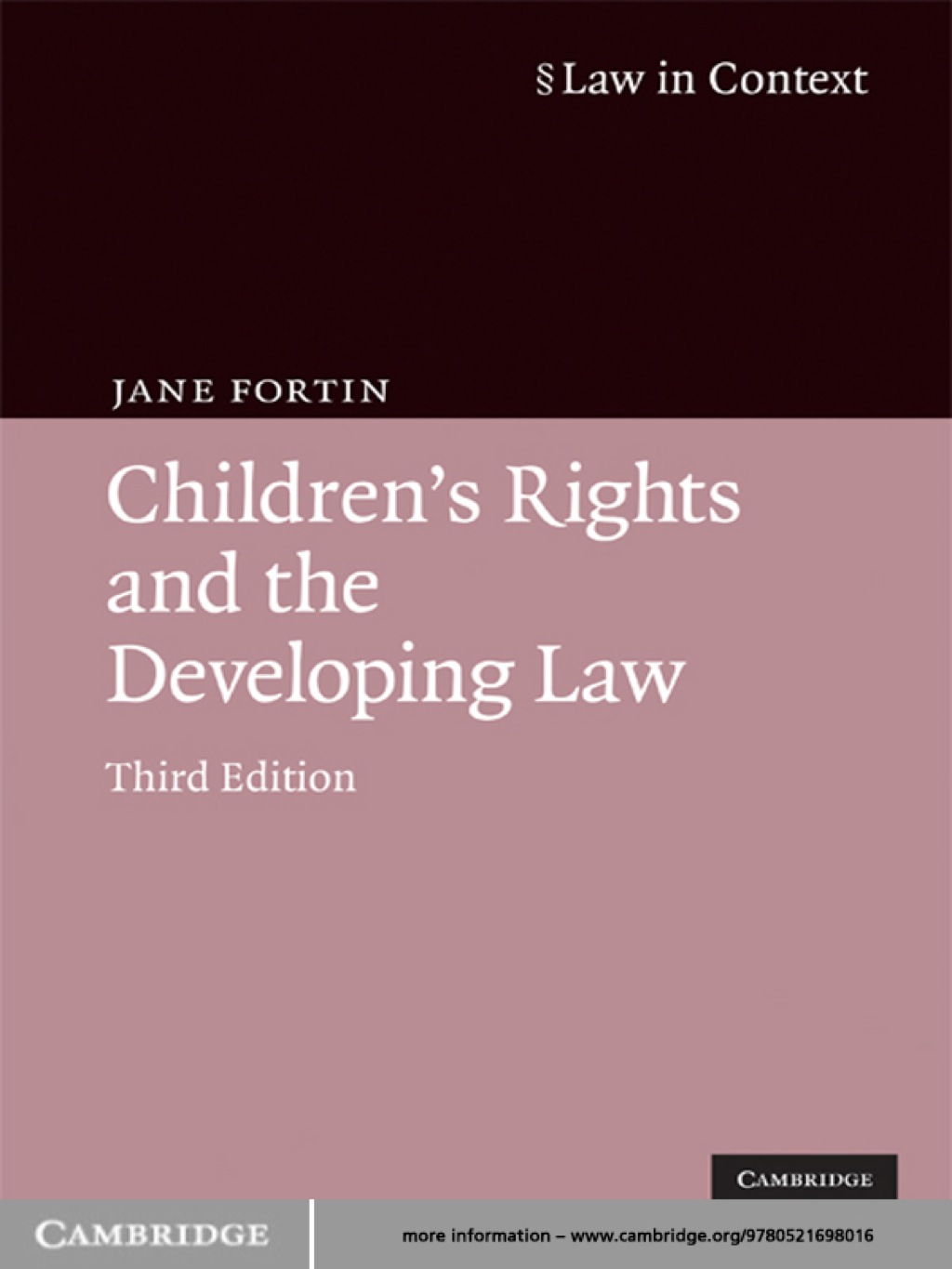 Children's Rights and the Developing Law 3rd Edition â€“ PDF/EPUB Version Downloadable