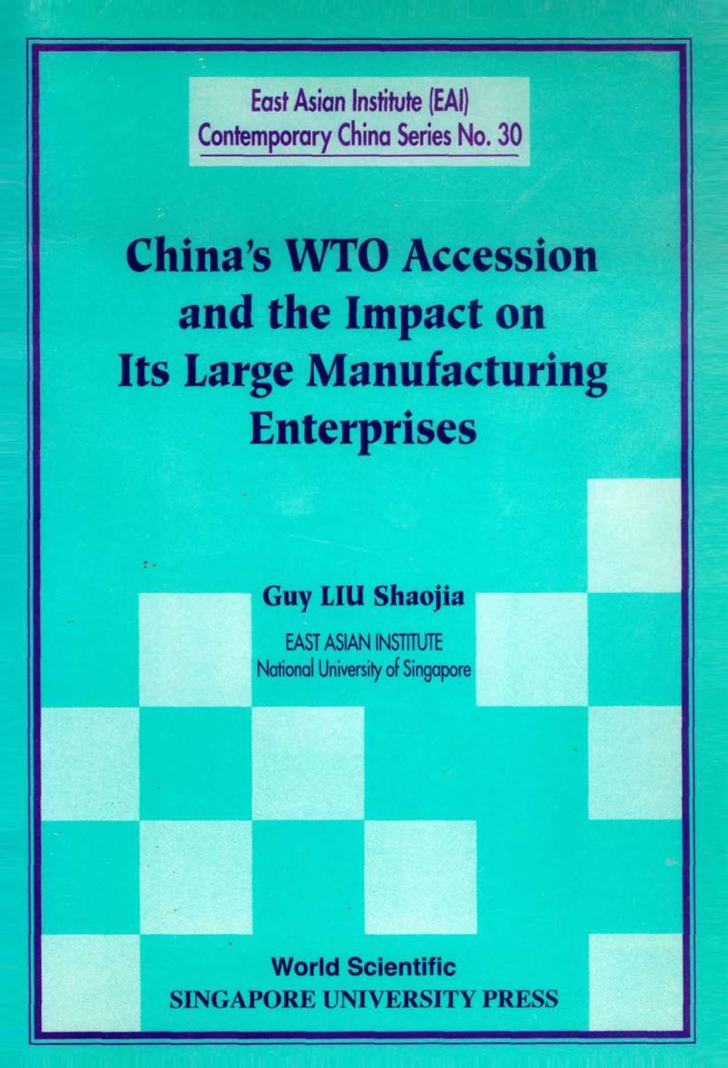 CHINA'S WTO ACCESSION & THE... (NO.30) - (PDF/EPUB Version)