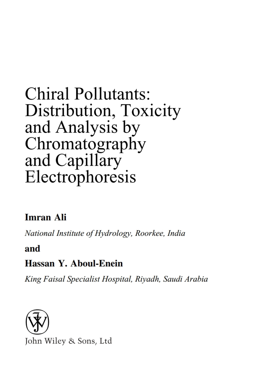 Chiral Pollutants Distribution, Toxicity and Analysis by Chromatography and Capillary Electrophoresis 1st Edition â€“ PDF/EPUB Version Downloadable