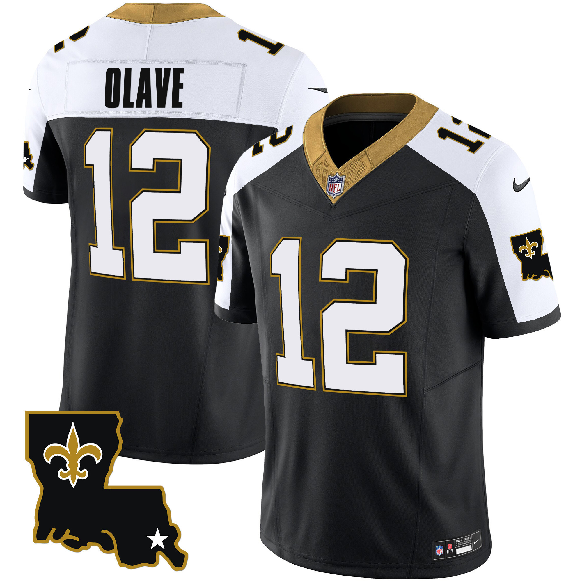 Chris Olave Men's New Orleans Saints 1987 Legacy Vapor Alternate Jersey - All Stitched