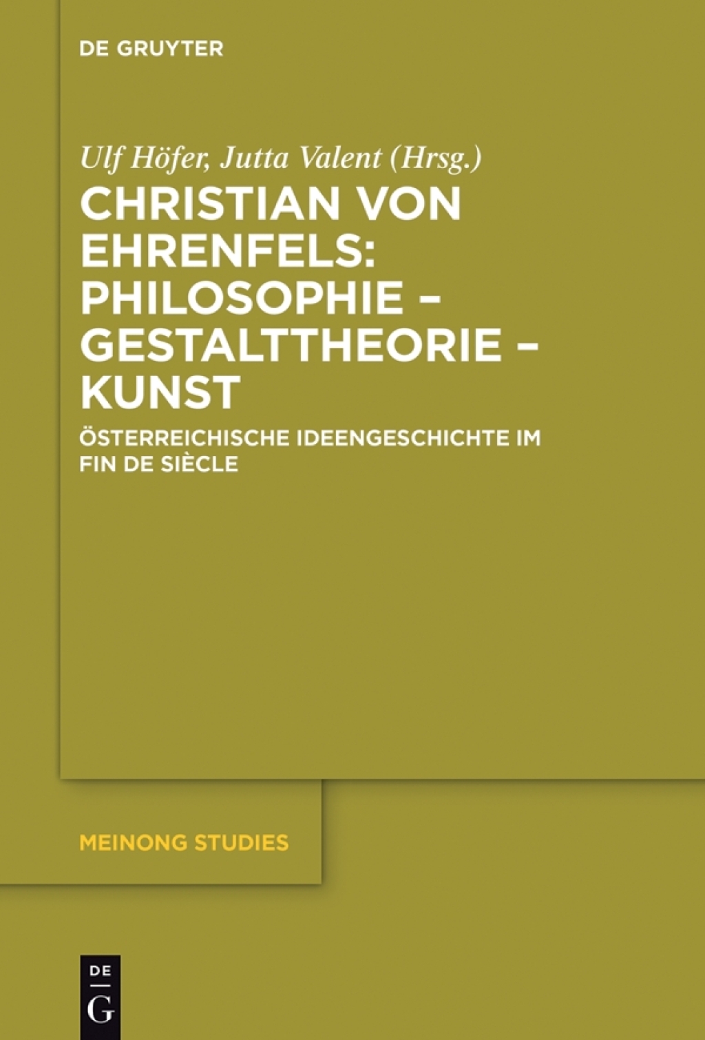 Christian von Ehrenfels: Philosophie â€“ Gestalttheorie â€“ Kunst Ã–sterreichische Ideengeschichte im Fin de SiÃ¨cle 1st Edition â€“ PDF/EPUB Version Downloadable