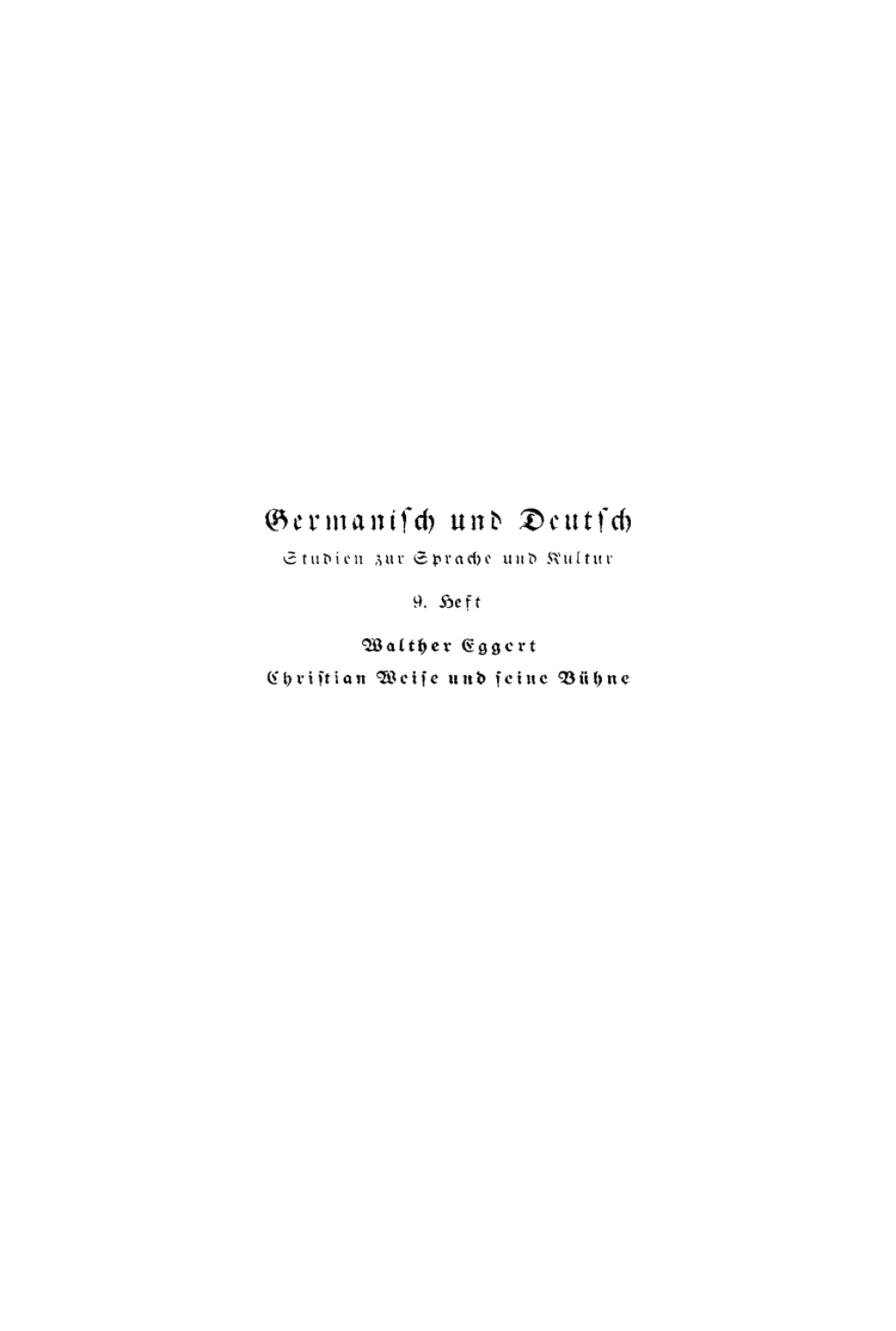Christian Weise und seine BÃ¼hne 1st Edition â€“ PDF/EPUB Version Downloadable