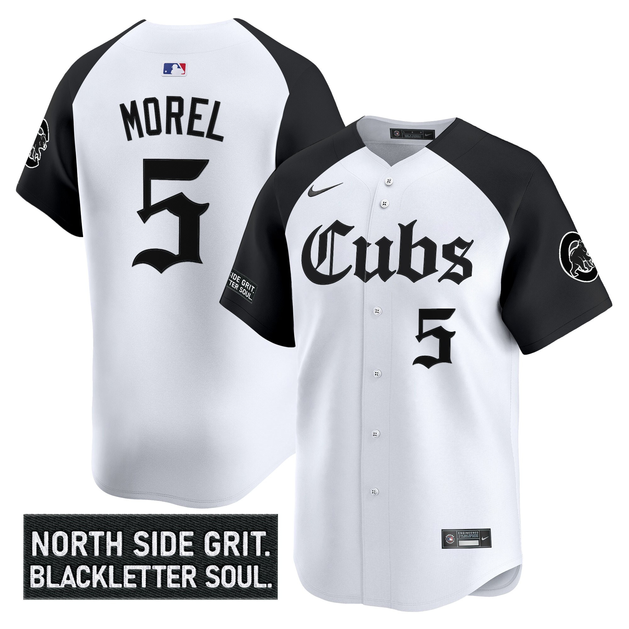 Christopher Morel Men's Chicago Cubs 'Gothic North Side Edition' Vapor Premier Limited Alternate Jersey - All Stitched