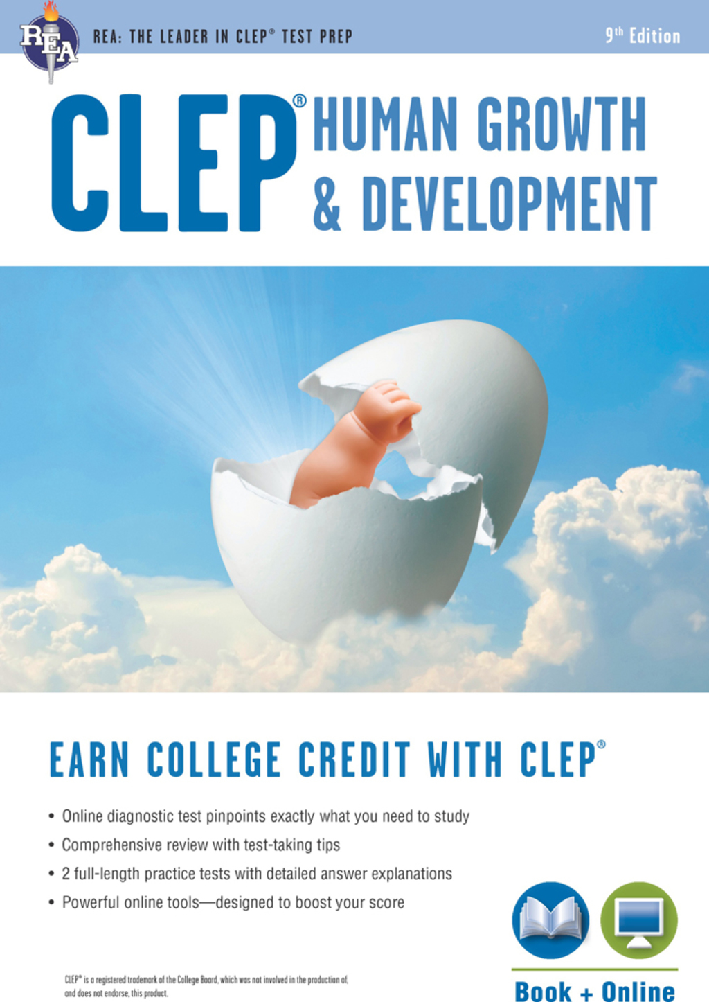 CLEPÂ® Human Growth & Development Book + Online - (PDF/EPUB Version)