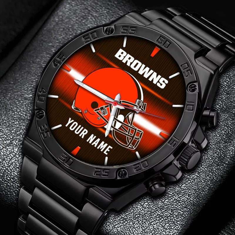 Cleveland Browns Custom Name Watch