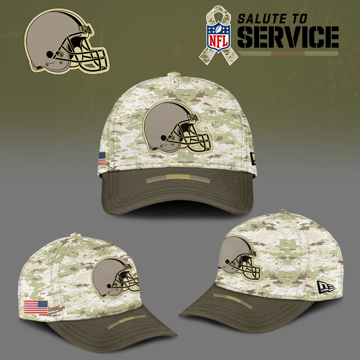 Cleveland Browns NFL Salute To Service Cap