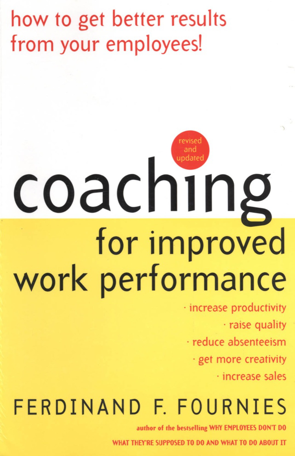 Coaching for Improved Work Performance (Revised Edition) 3rd Edition - (PDF/EPUB Version)