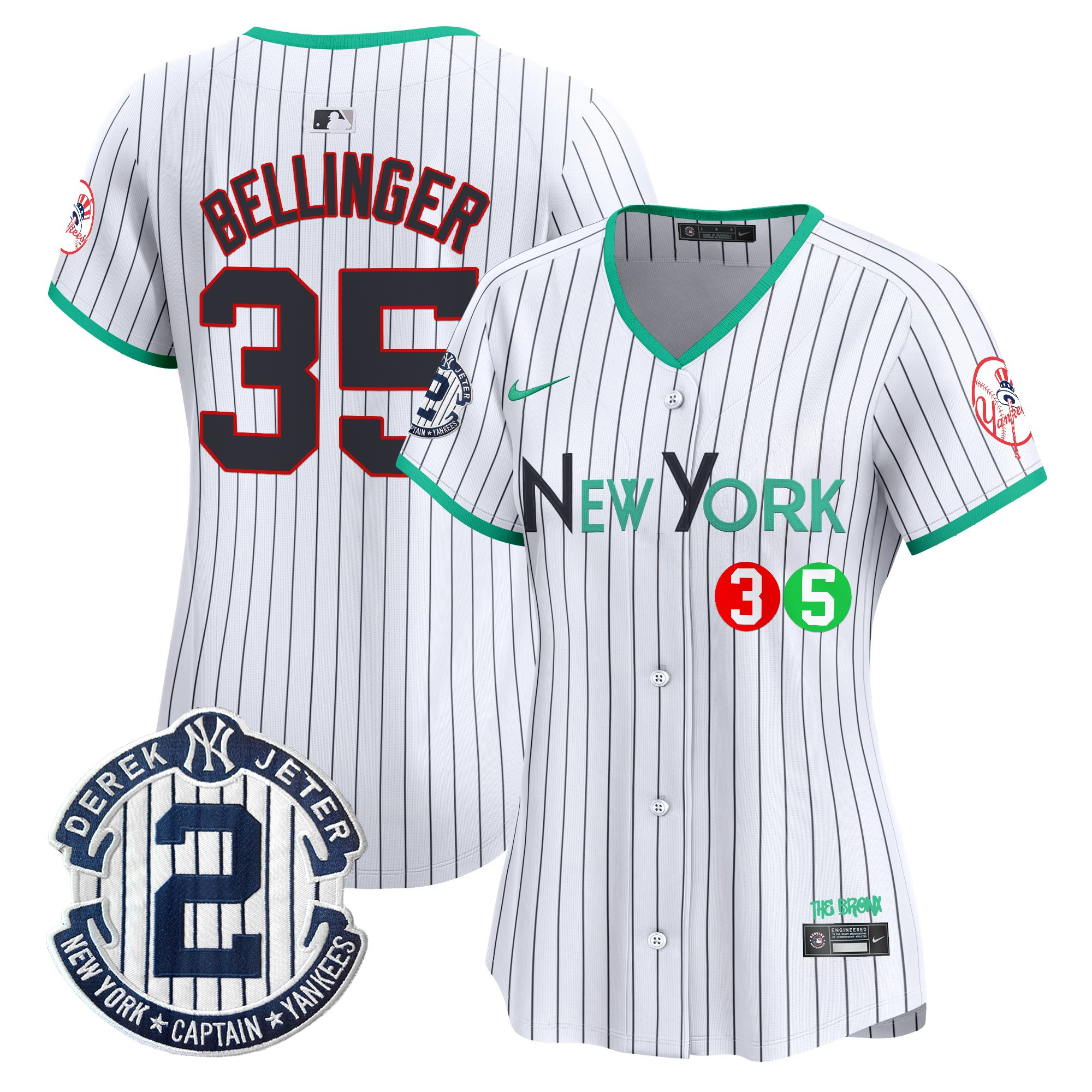 Cody Bellinger Women's New York Yankees City Connect Vapor Premier Limited Pinstripe Jersey - All Stitched