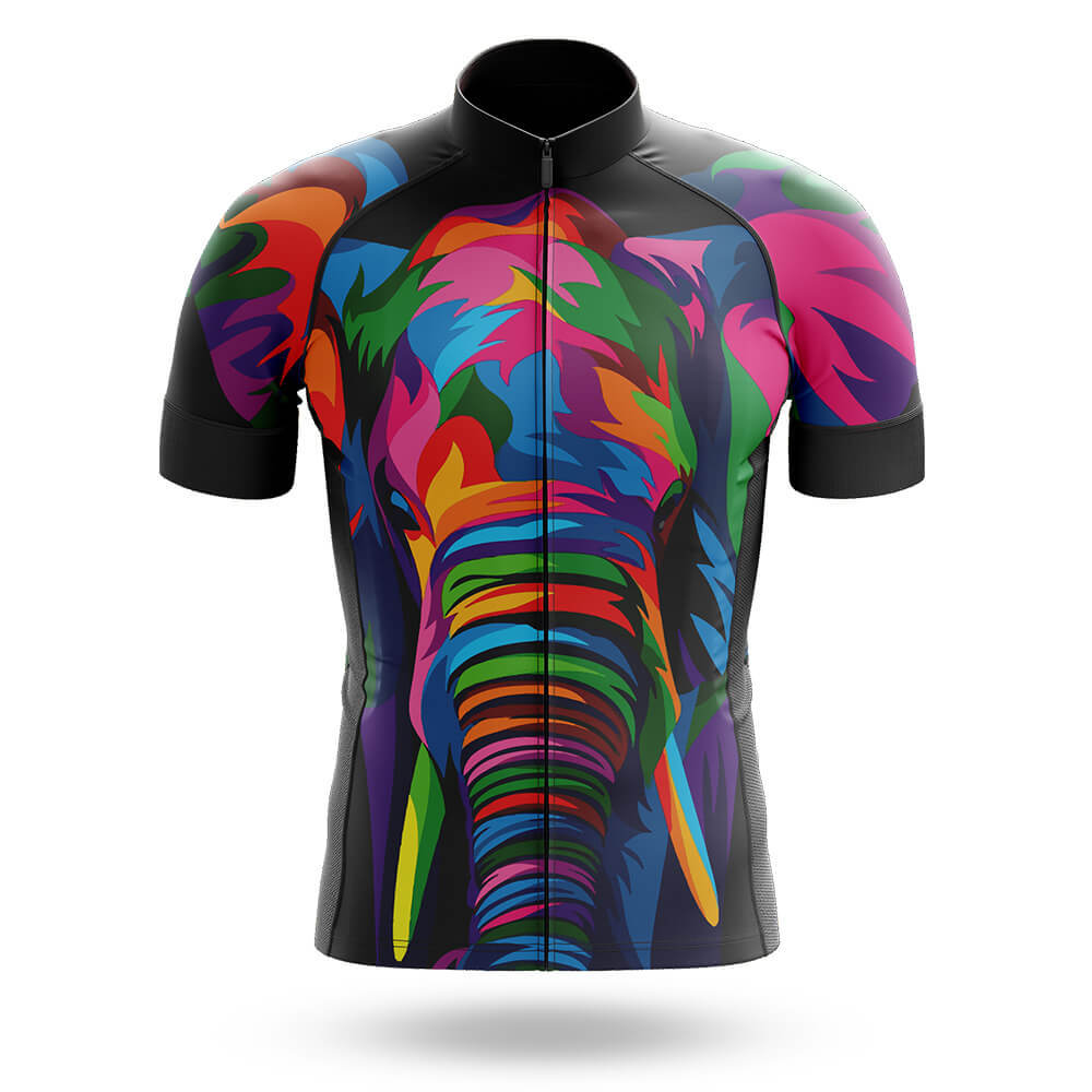 Colorful Elephant - Men's Cycling Jersey Only