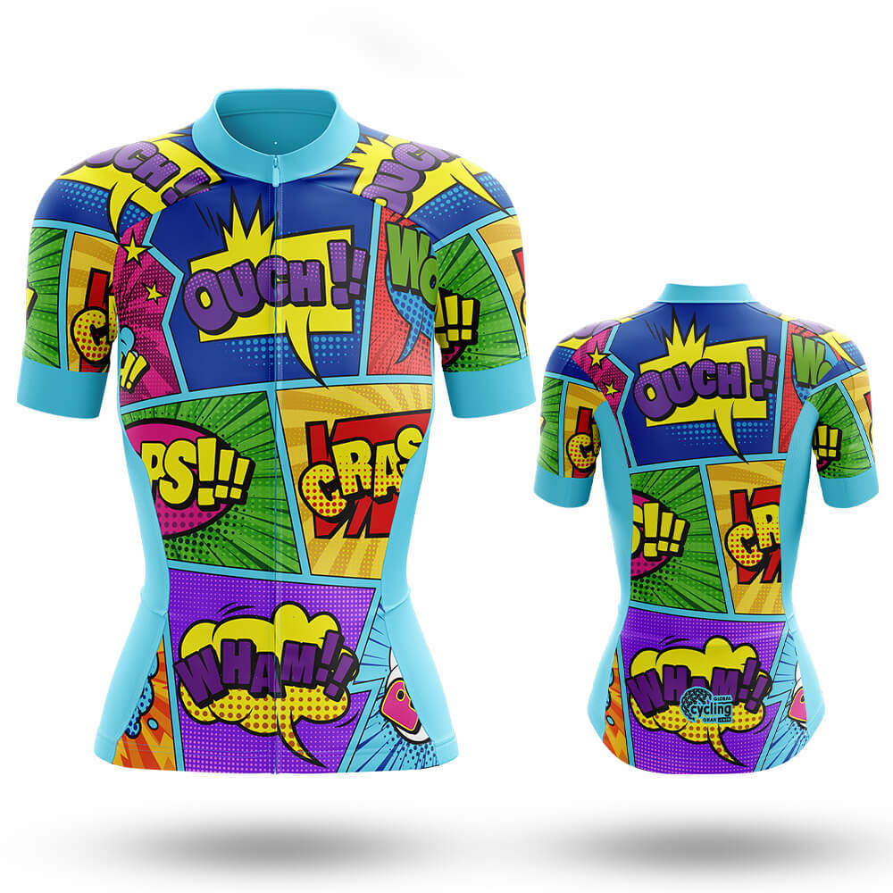 Comic - Women's Cycling Short Sleeve Jersey