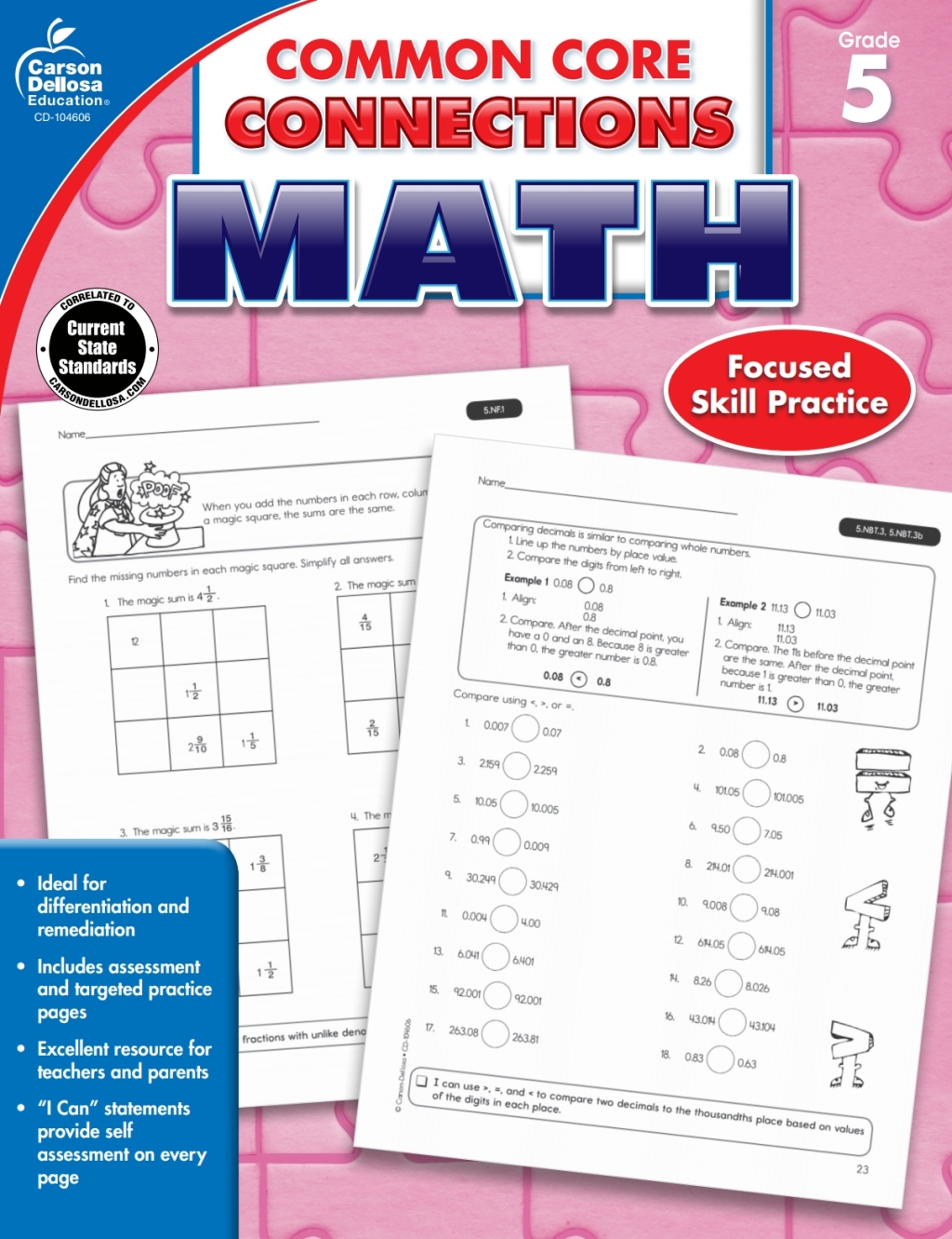 Common Core Connections Math, Grade 5 - (PDF/EPUB Version)