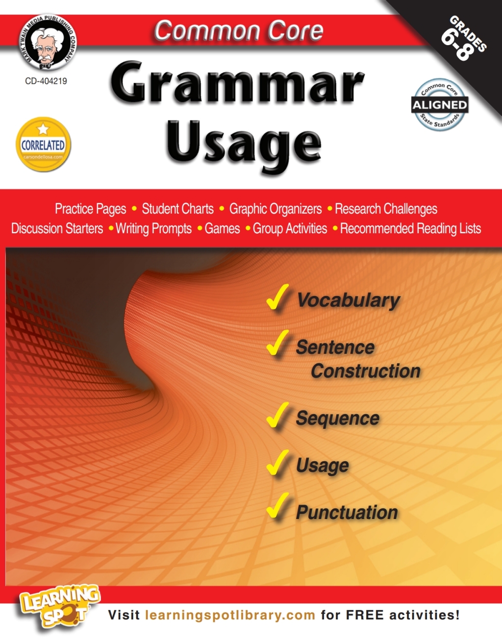 Common Core: Grammar Usage - (PDF/EPUB Version)