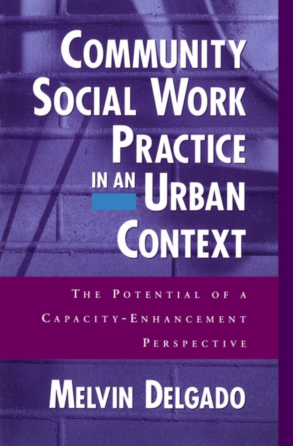 Community Social Work Practice in an Urban Context The Potential of a ...