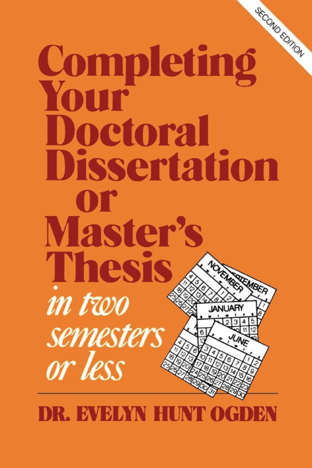 Completing Your Doctoral Dissertation/Master’s Thesis in Two Semesters ...